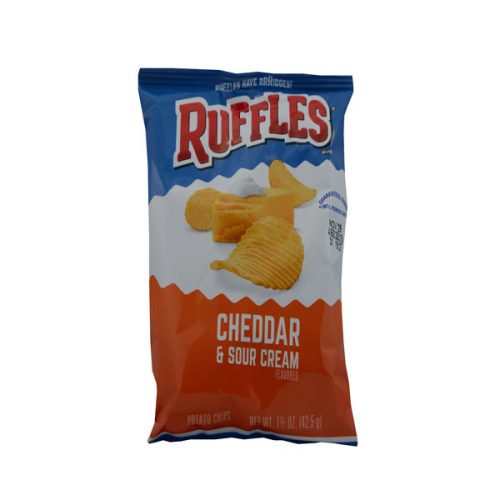 Ruffles Cheddar & Sour Cream Maskas